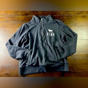 Pink by Victoria’s Secret Black Track Jacket - Medium